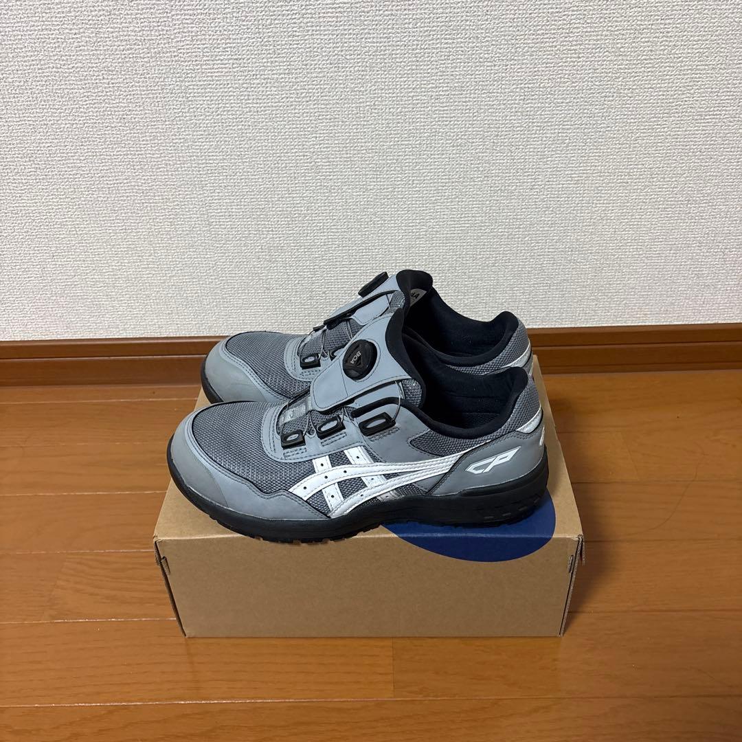 美品ASICS WINJOB CP209 BOA 安全靴 アシックス　25.5