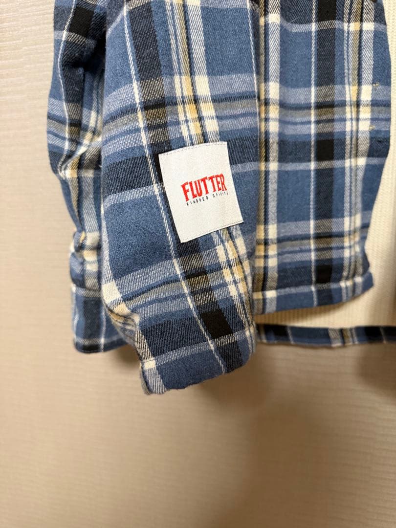 PANTY DROPPER x FLUTTERコラボチェックシャツ　Lサイズ