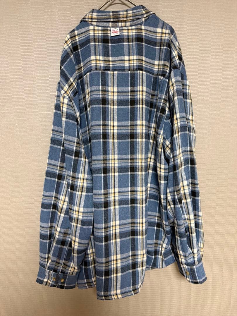 PANTY DROPPER x FLUTTERコラボチェックシャツ　Lサイズ