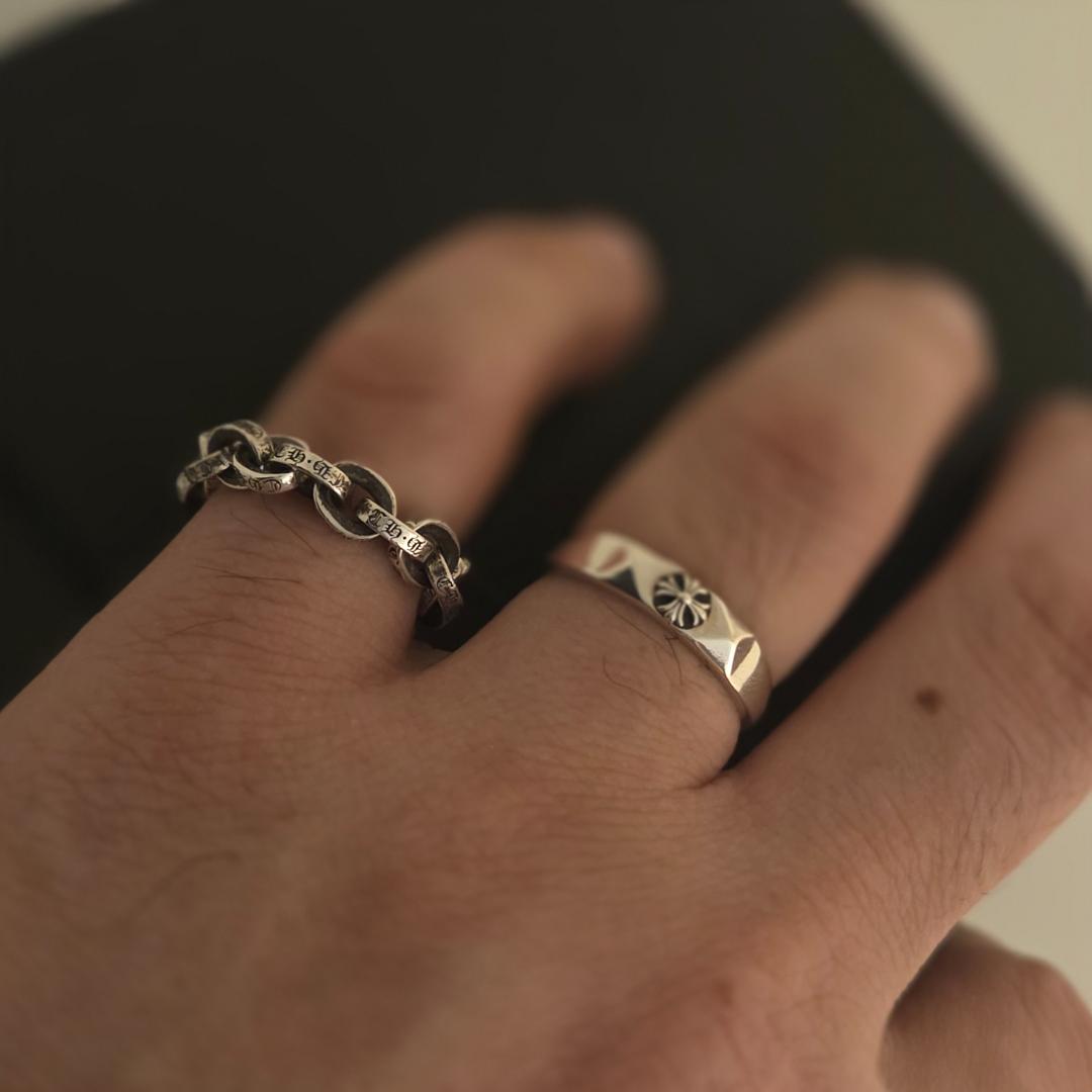 CHROME HEARTS クロムハーツ ペーパーチェーン リング US6
