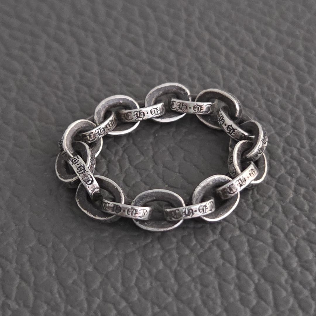 CHROME HEARTS クロムハーツ ペーパーチェーン リング US6