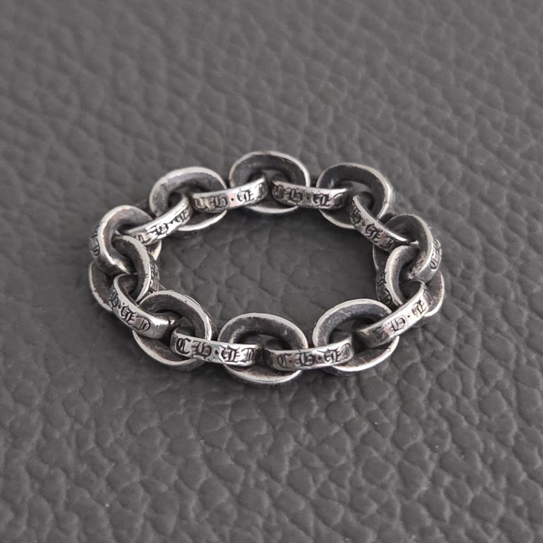 CHROME HEARTS クロムハーツ ペーパーチェーン リング US6