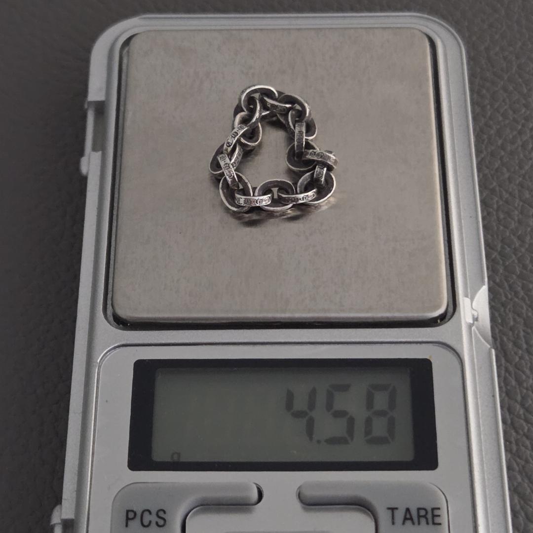 CHROME HEARTS クロムハーツ ペーパーチェーン リング US6