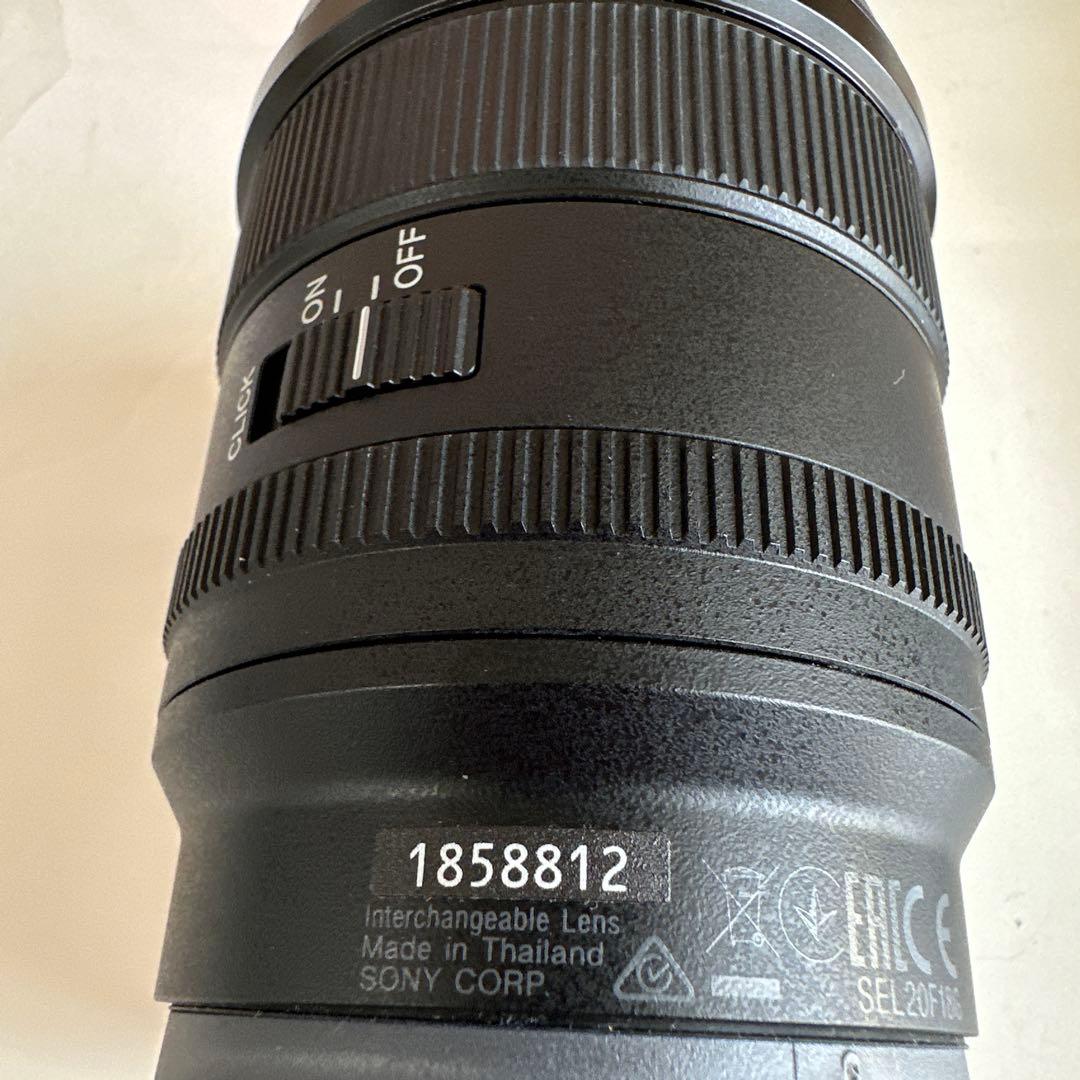 レンズ(単焦点) SONY FE 20mm F1.8 G SEL 20F18G