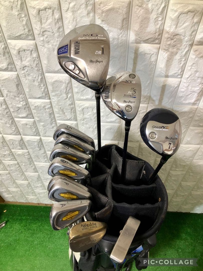初心者おすすめ☆メンズ ゴルフクラブセット☆マックテック☆スタンドキャディバッグ