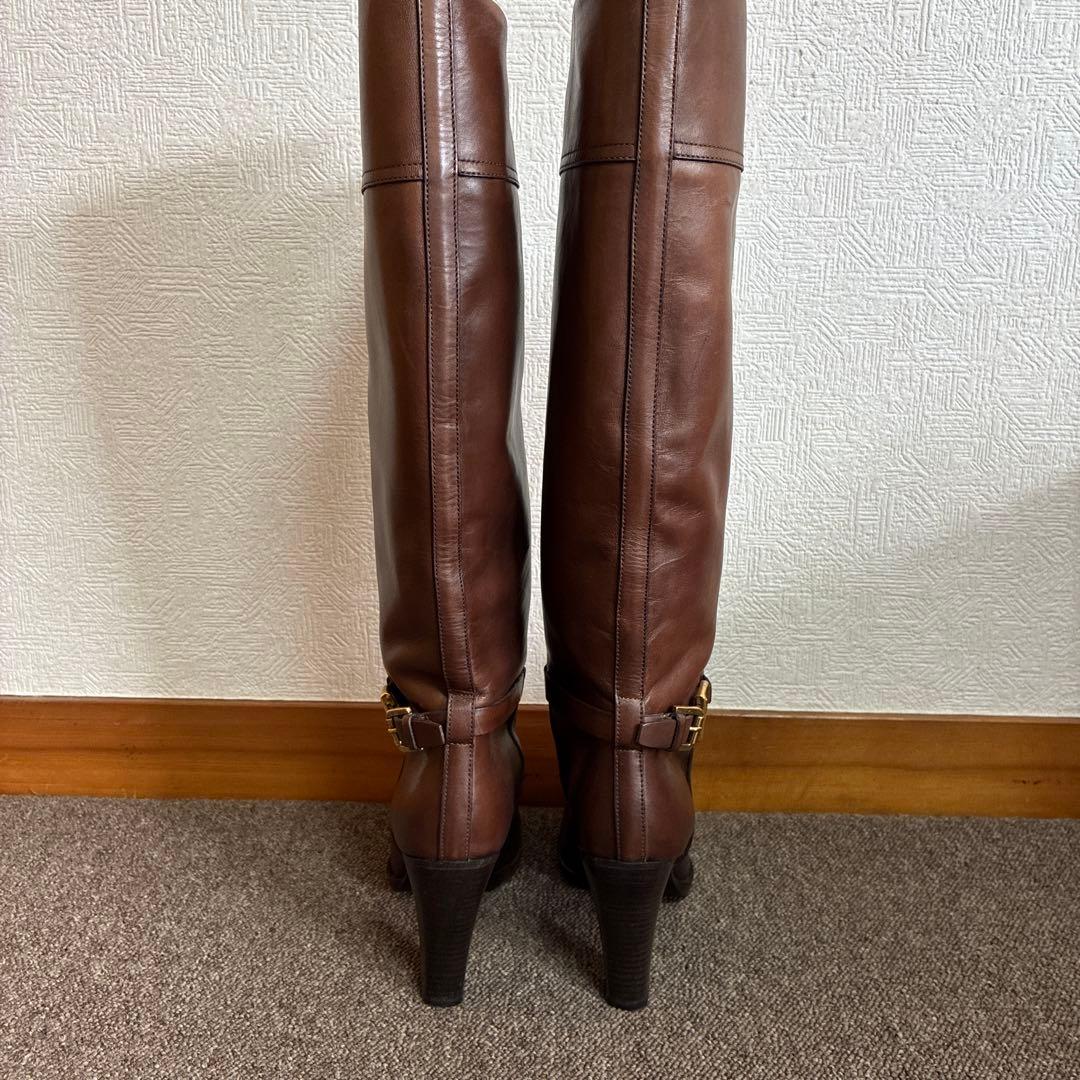 ラルフローレンブラウンバックル付きロングブーツ最終お値下げ♪
