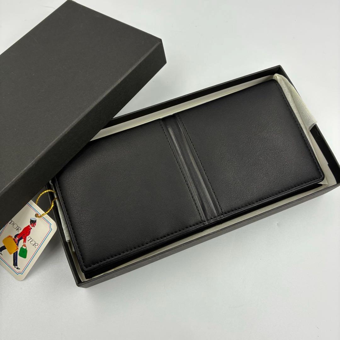 希少】ポーター　長財布　ツェーン　カーフレザー　クローム鞣し　ブラック