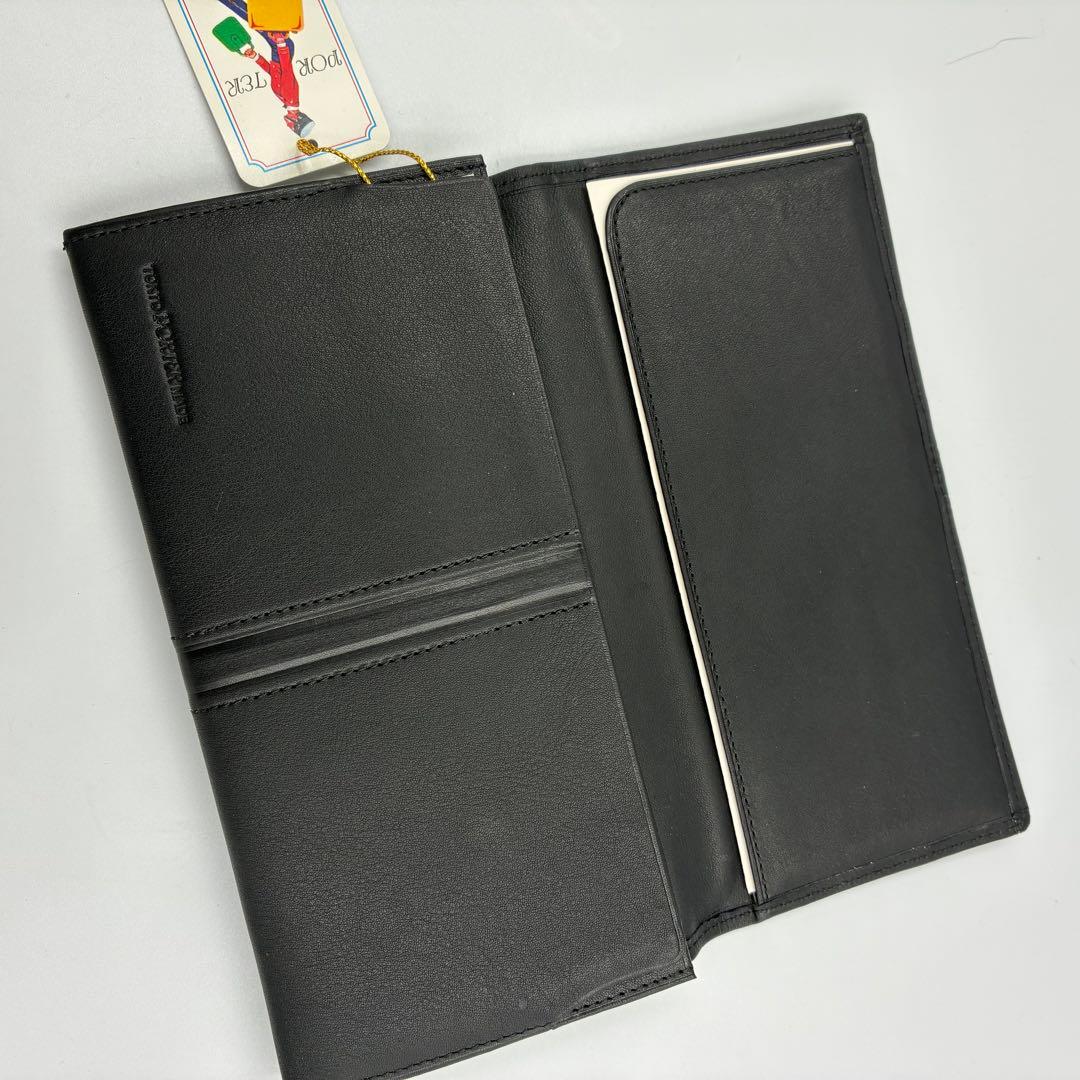 希少】ポーター　長財布　ツェーン　カーフレザー　クローム鞣し　ブラック
