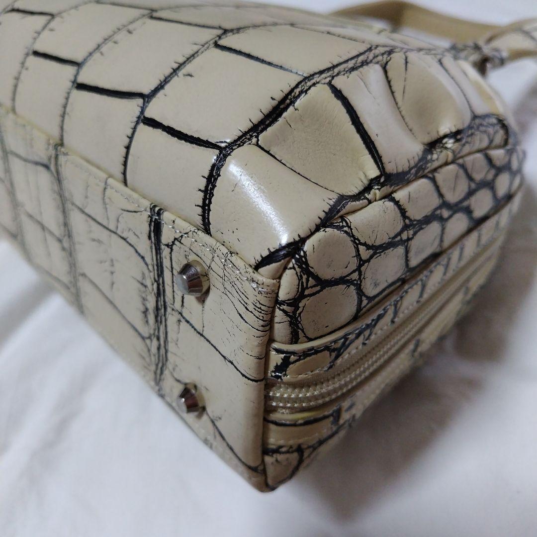 JRA　クロコダイル ミニボストン　ハンドバッグ