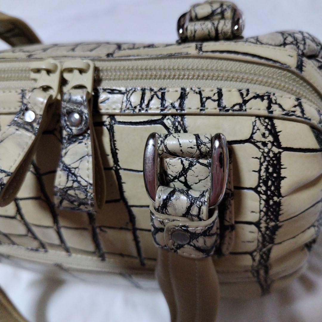 JRA　クロコダイル ミニボストン　ハンドバッグ