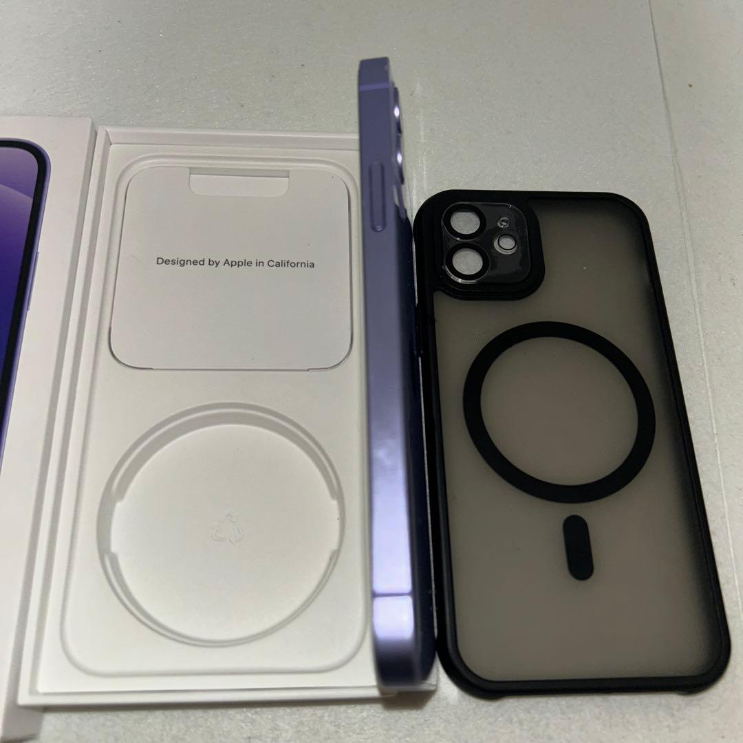 Apple iPhone 12 パープル 64GB ケース フィルム付き