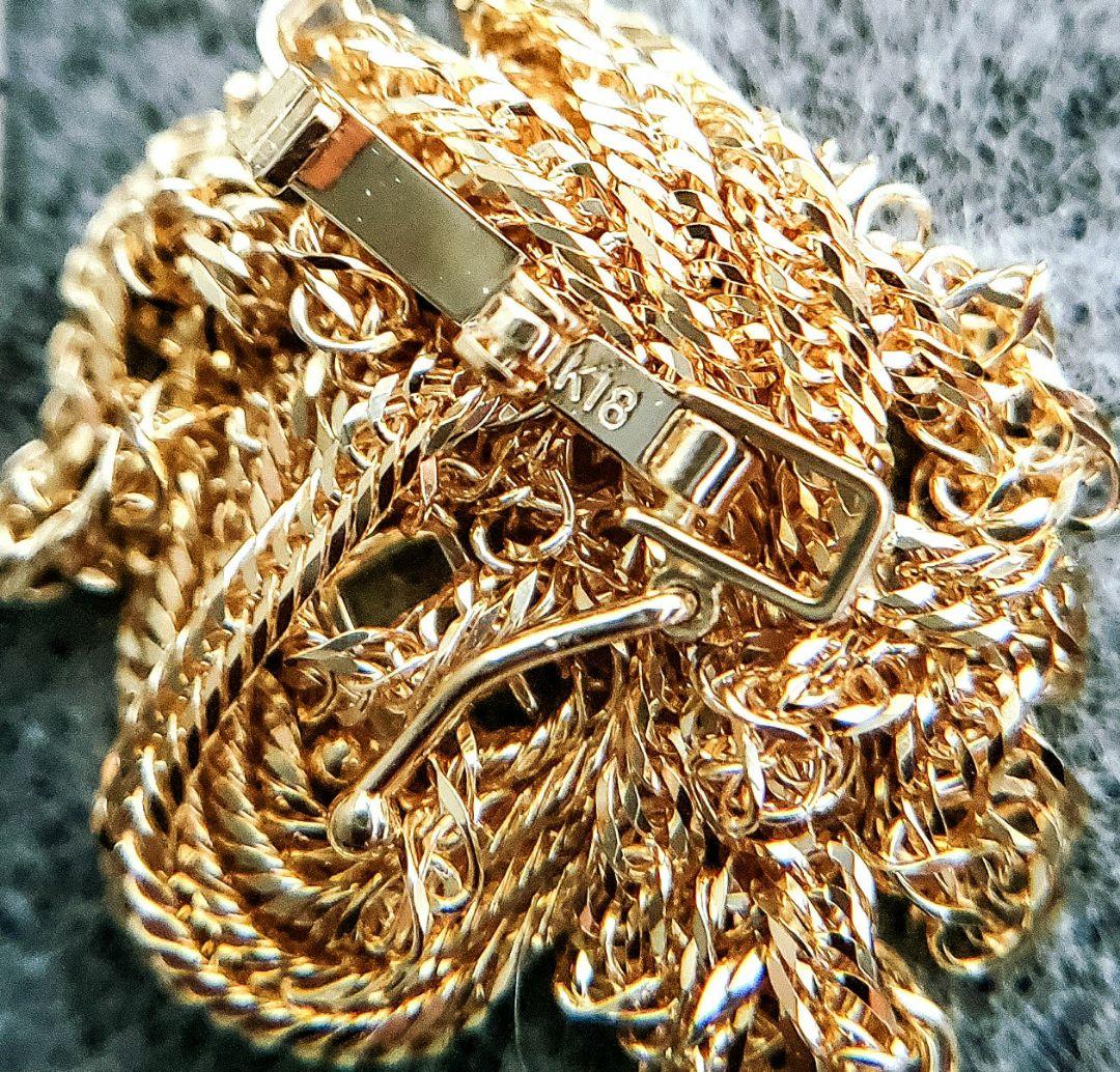 【18金 12面トリプル 約7,0g ❗】喜平ネックレス46cm ❇新品❇証明書