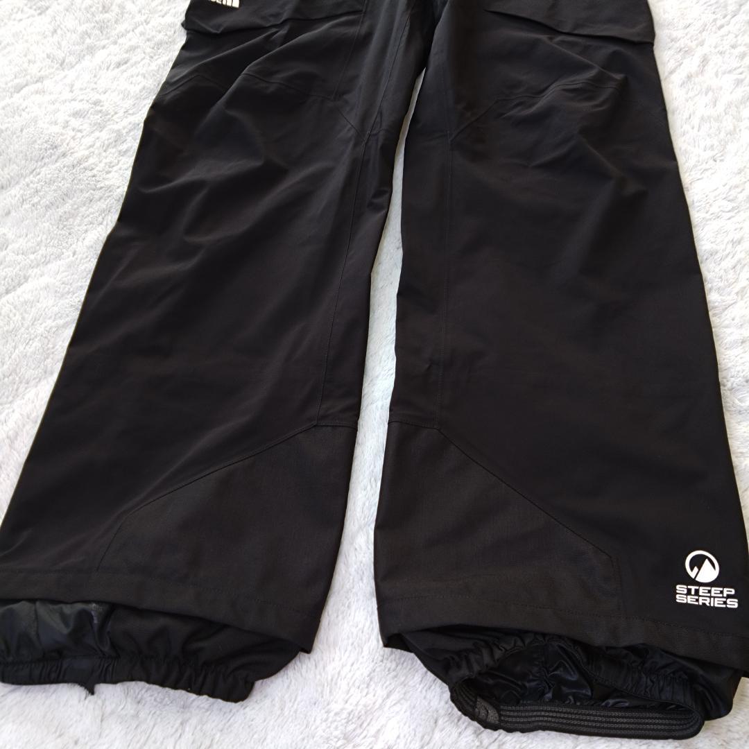 ザノースフェイス ビブパンツ　XL　黒　GORETEX　STEEP SERIES