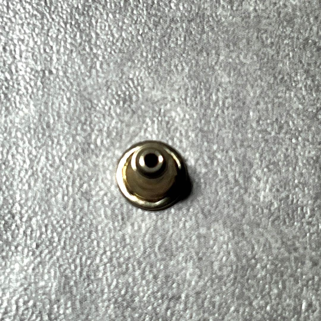 ギャラ付きJUSTIN DAVIS BLACK ICEピアス　ゴールド　k18