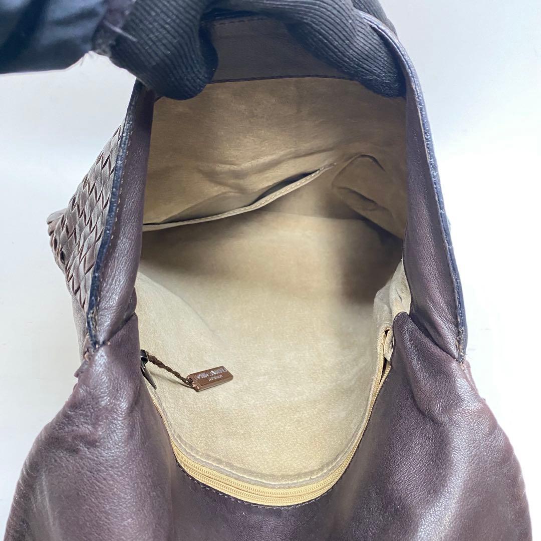 ボッテガヴェネタ ショルダーバッグ ブラウン イントレチャート