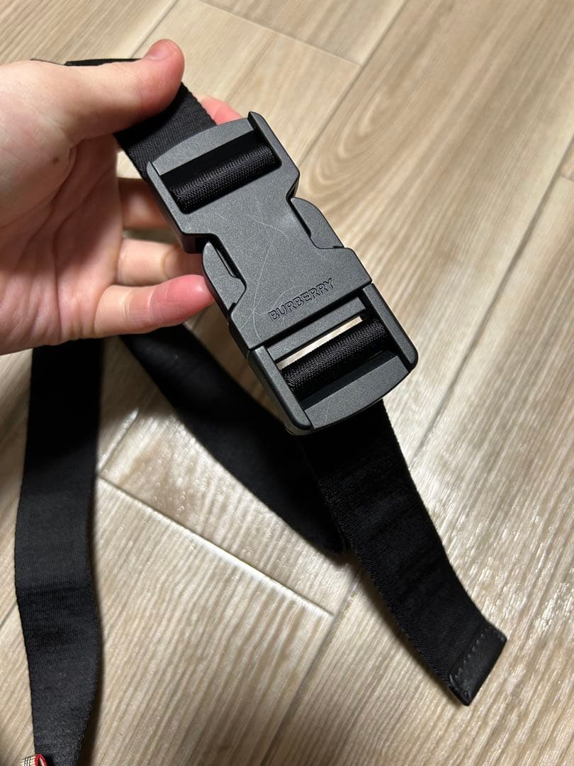 BURBERRY バーバリー ボディバッグ ウエストバッグ ブラック