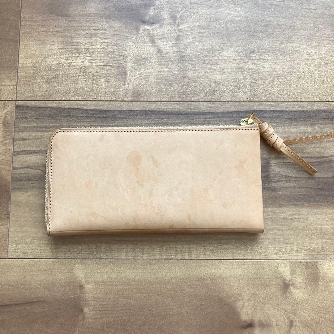 土屋鞄 TSUCHIYA KABAN プレーンヌメ ファスナーロングウォレット