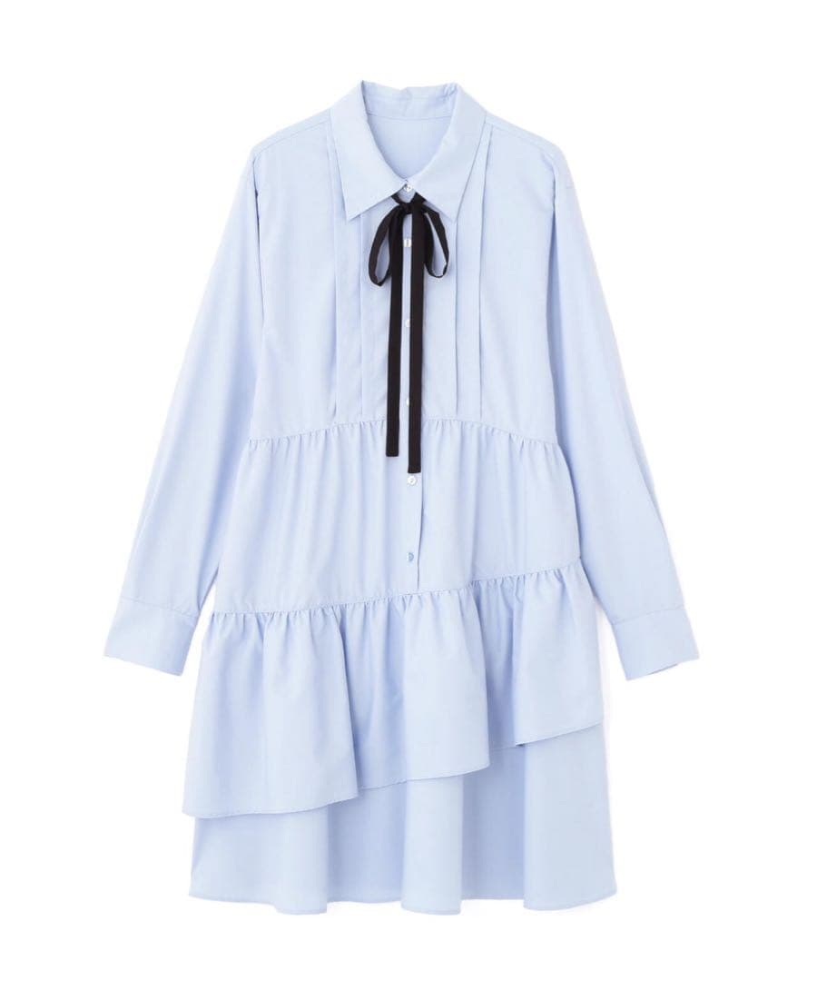 ジルバイジルスチュアート　ティアードミニシャツワンピース　美品