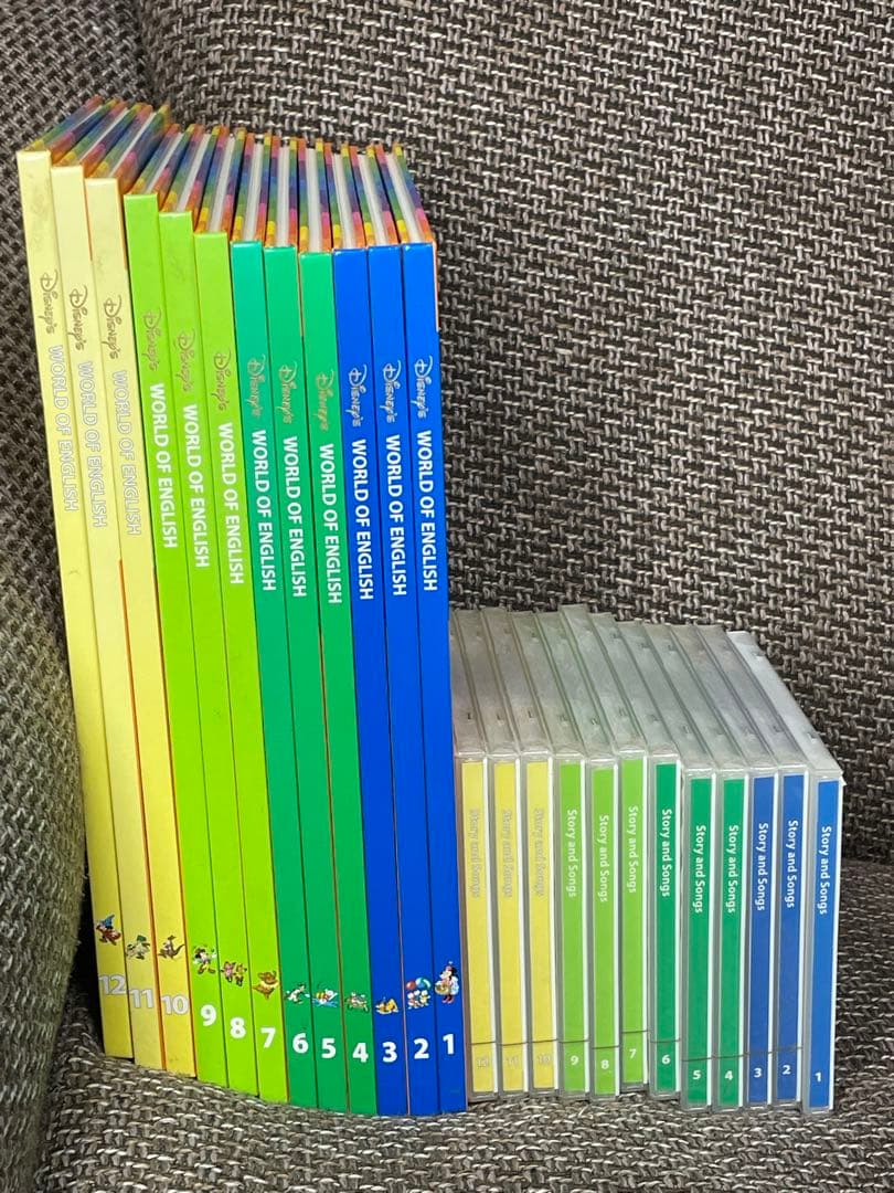 Disney English DWE book DVD CD 1〜12