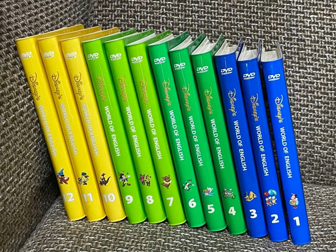 Disney English DWE book DVD CD 1〜12