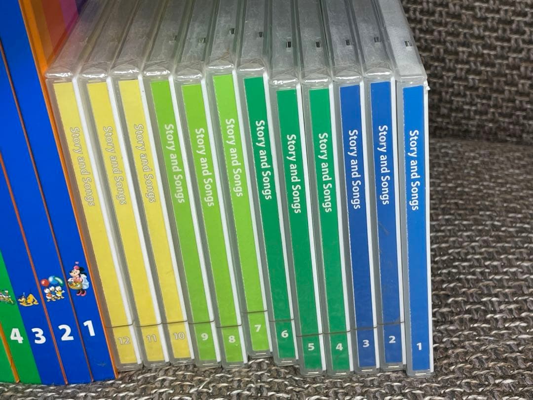 Disney English DWE book DVD CD 1〜12