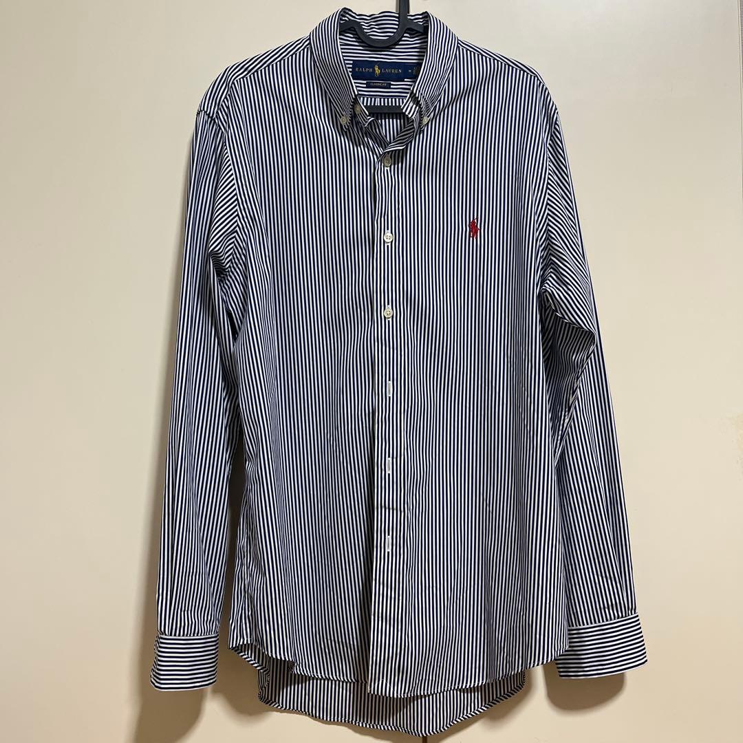 ひ*き様 【新品未使用】Ralph Lauren メンズ ストライプシャツ