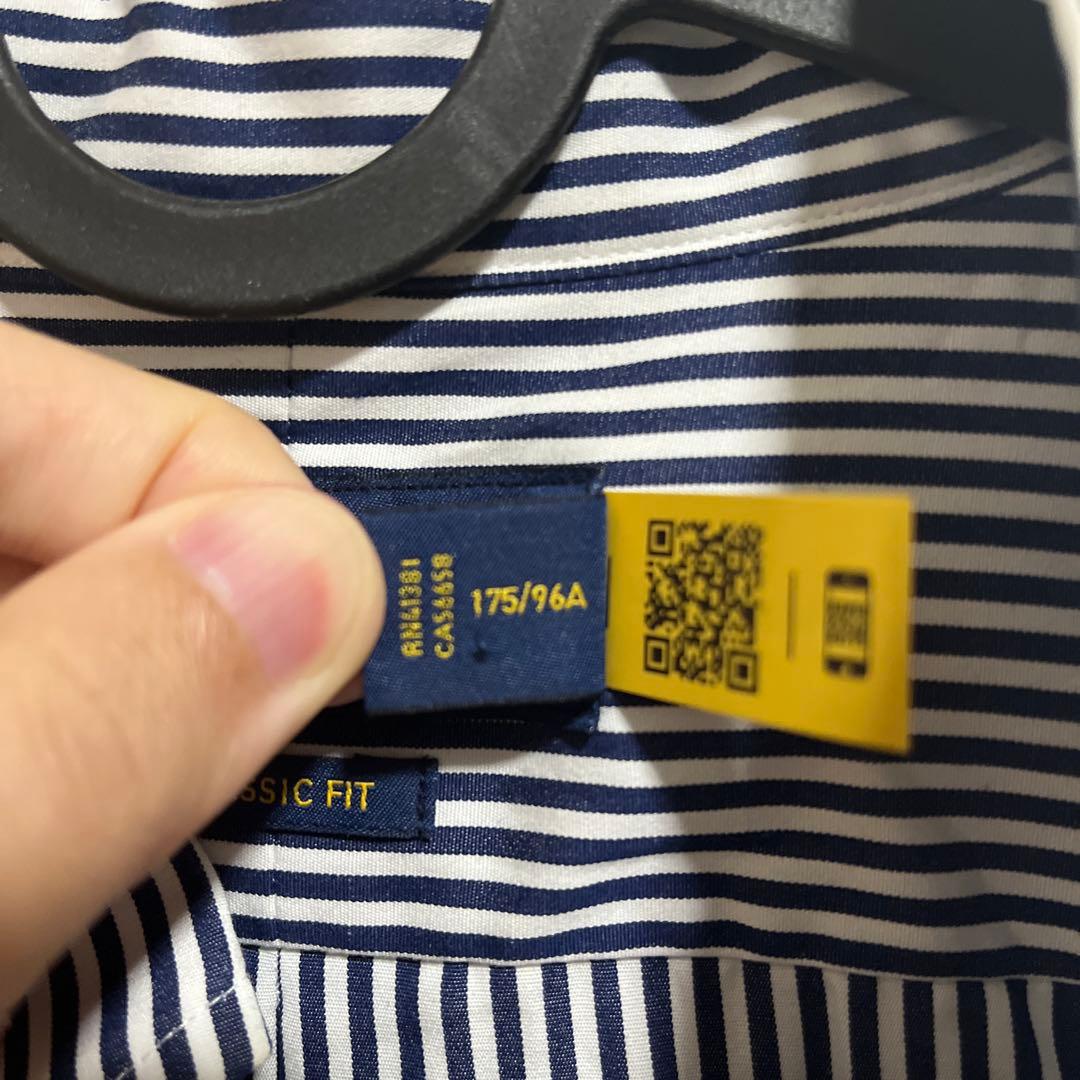 ひ*き様 【新品未使用】Ralph Lauren メンズ ストライプシャツ