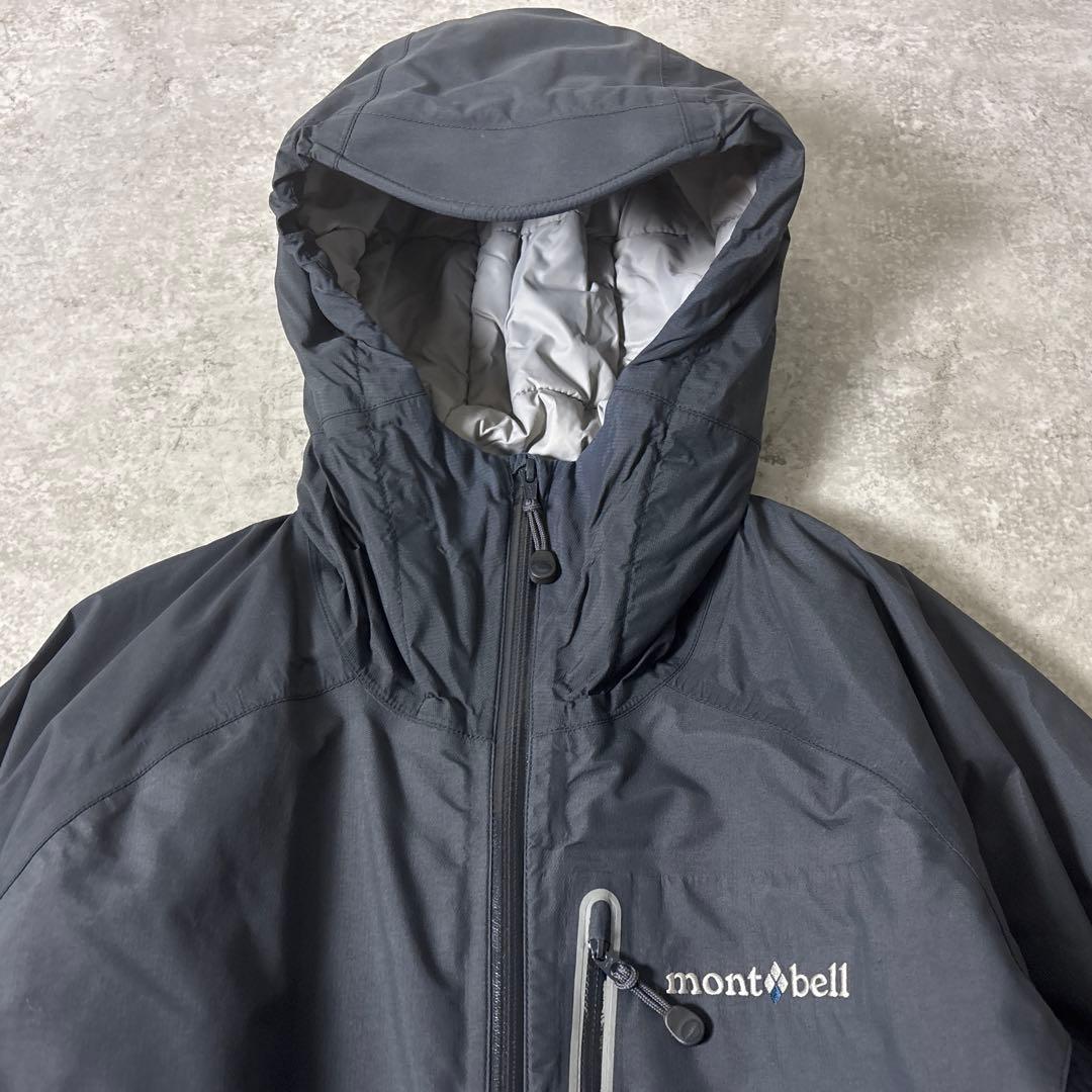 極美品■montbell モンベル【S】パウダーライトパーカ 中綿 短丈 Y2K