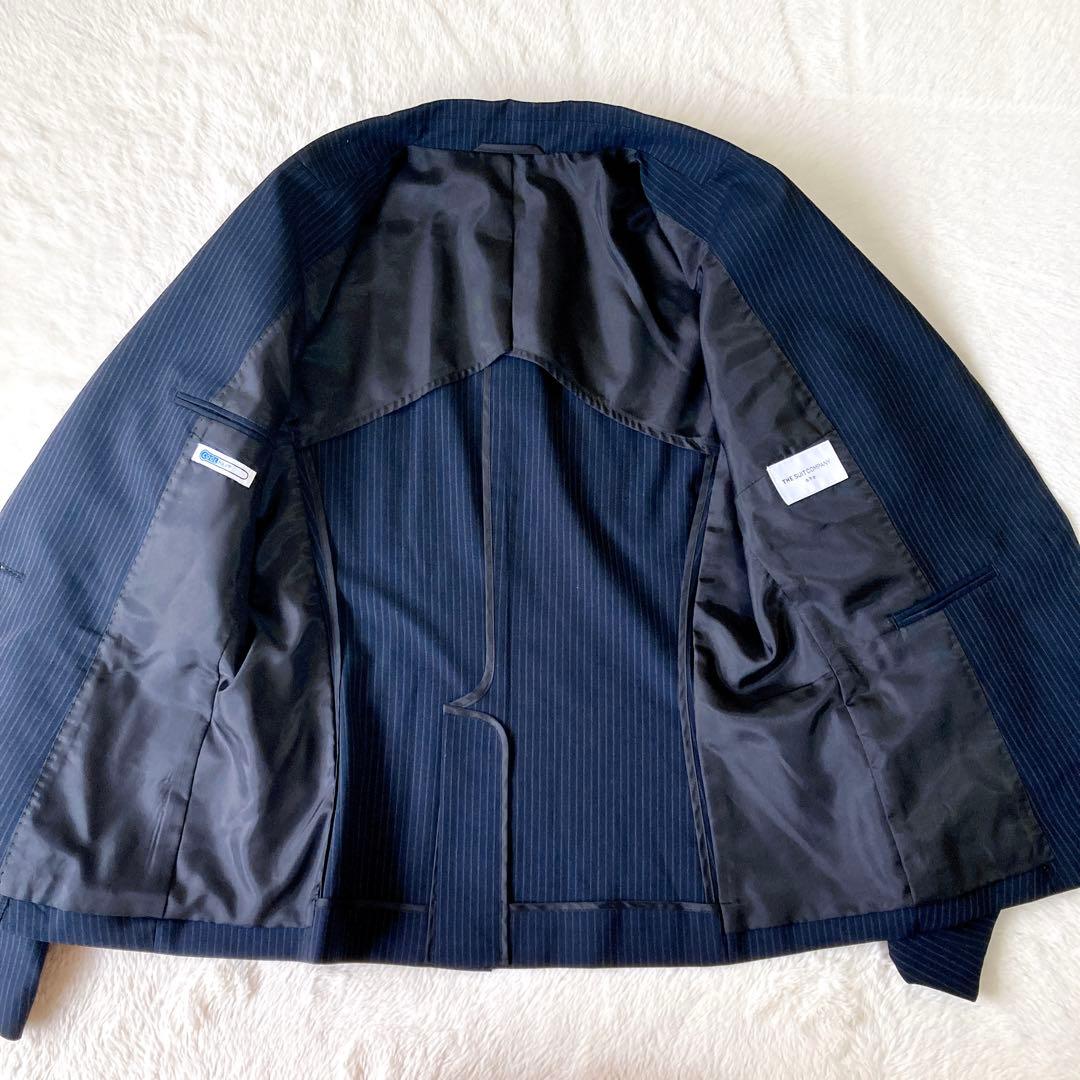 ✨美品✨スーツカンパニー★洗える COOLMAX 夏用 スーツ３点セット 紺