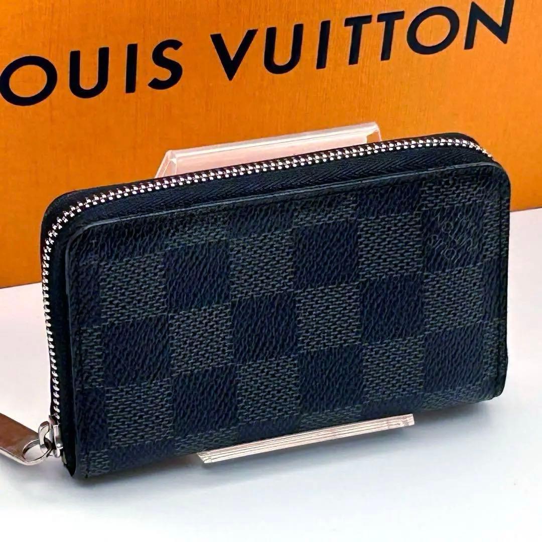 【極上美品】ルイヴィトン ダミエグラフィット パース 財布 N63076
