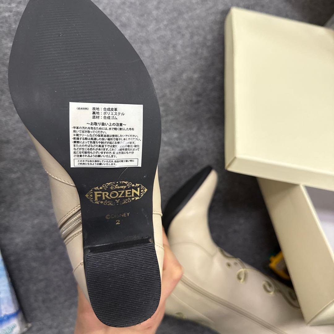 d*9様 【正規品】アナ　白ブーツ