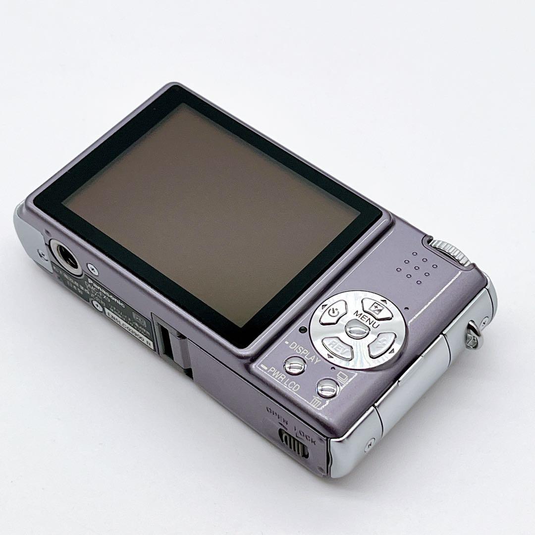 【美品】Panasonic LUMIX DMC-FX9 モーブグレー オールド