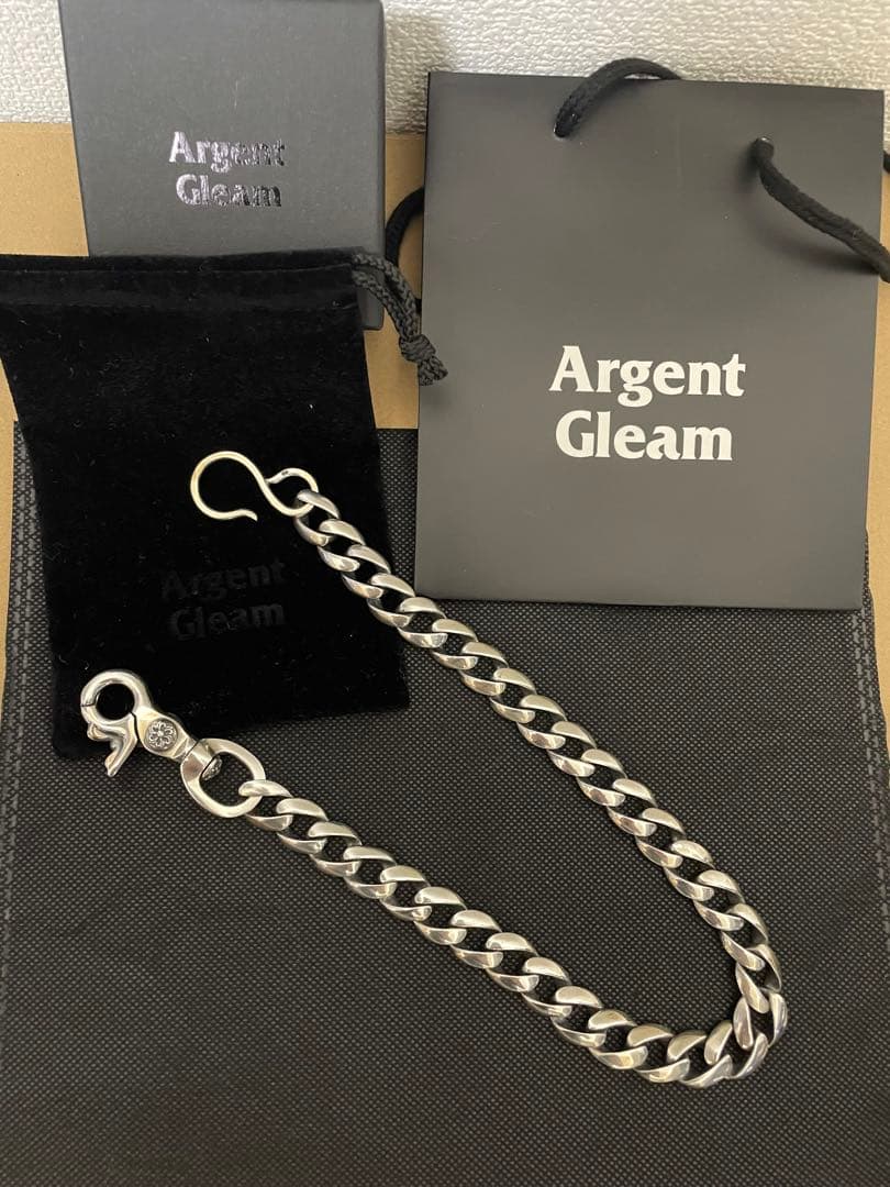 アージェントグリーム シルバー喜平チェーン ウォレットチェーン ミディアム