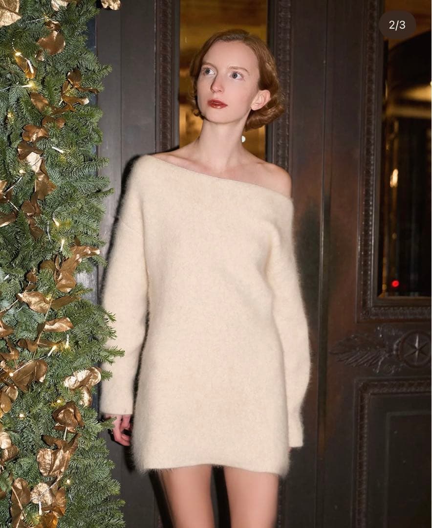 THE TOE クリスマスボックスRichmond angora sweater