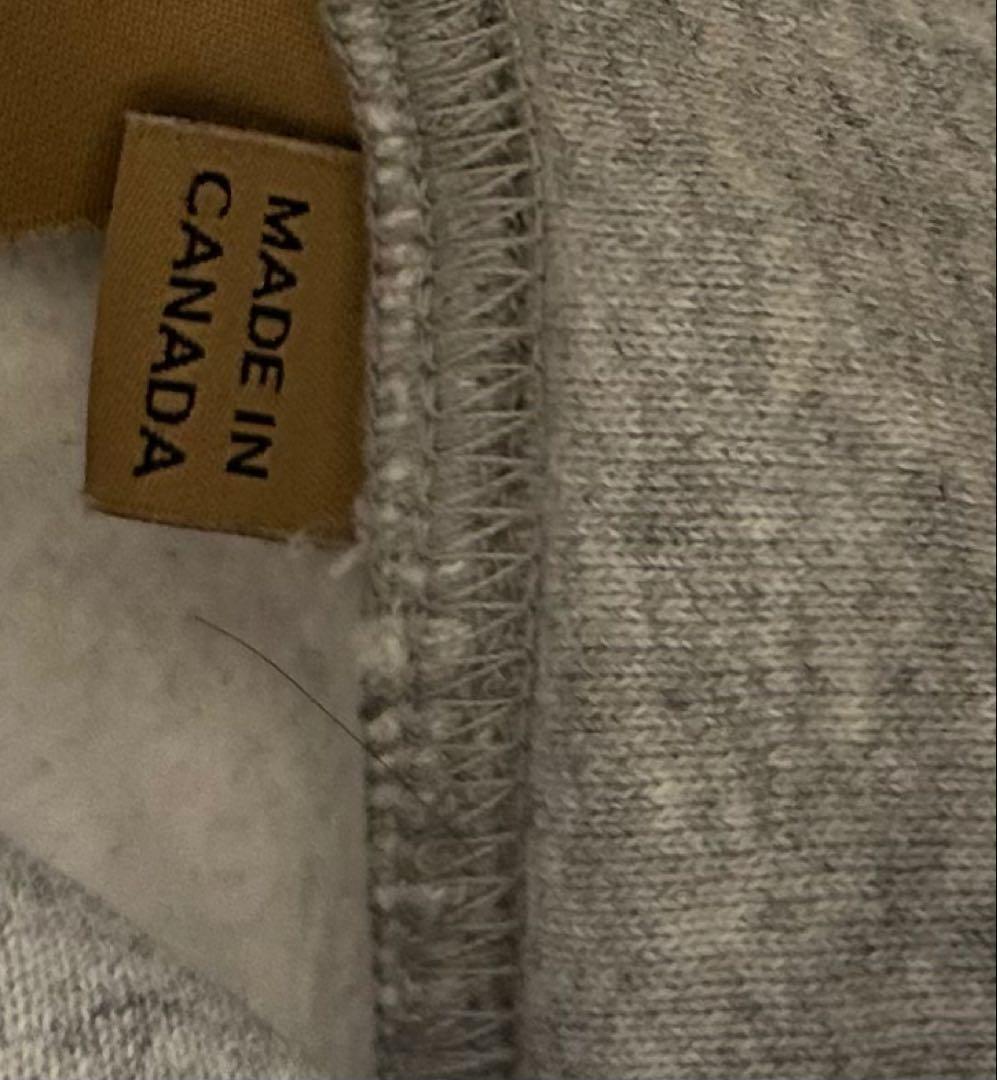 Supreme Burberry グレー パーカー