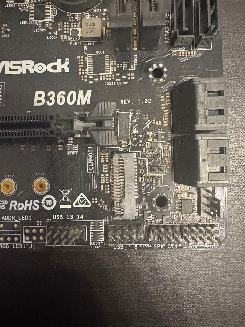 ASRock B360M マザーボードと　core i5 9400 セット