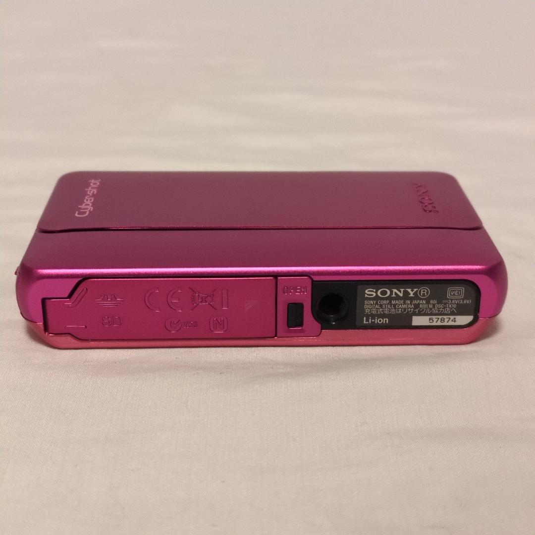 SONY ソニー Cybershot DSC-TX10 ピンク 動作確認済 美品