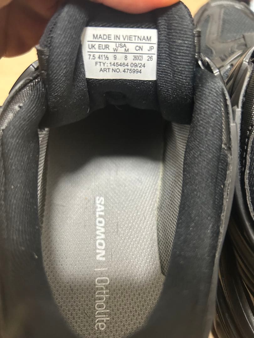 SALOMON ACS PRO GTX ブラック 26cm