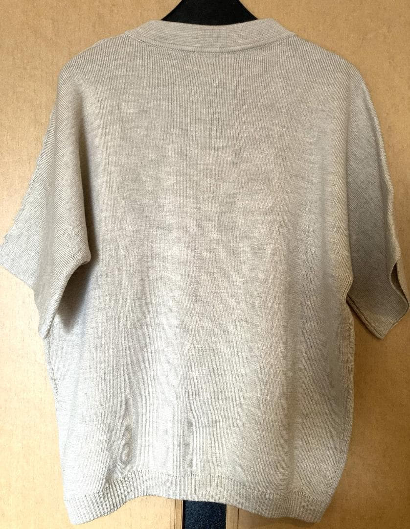 DIANE DE CLERCQ 半袖ニットカーディガン