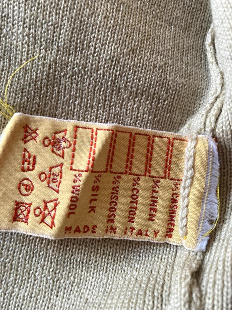 DIANE DE CLERCQ 半袖ニットカーディガン