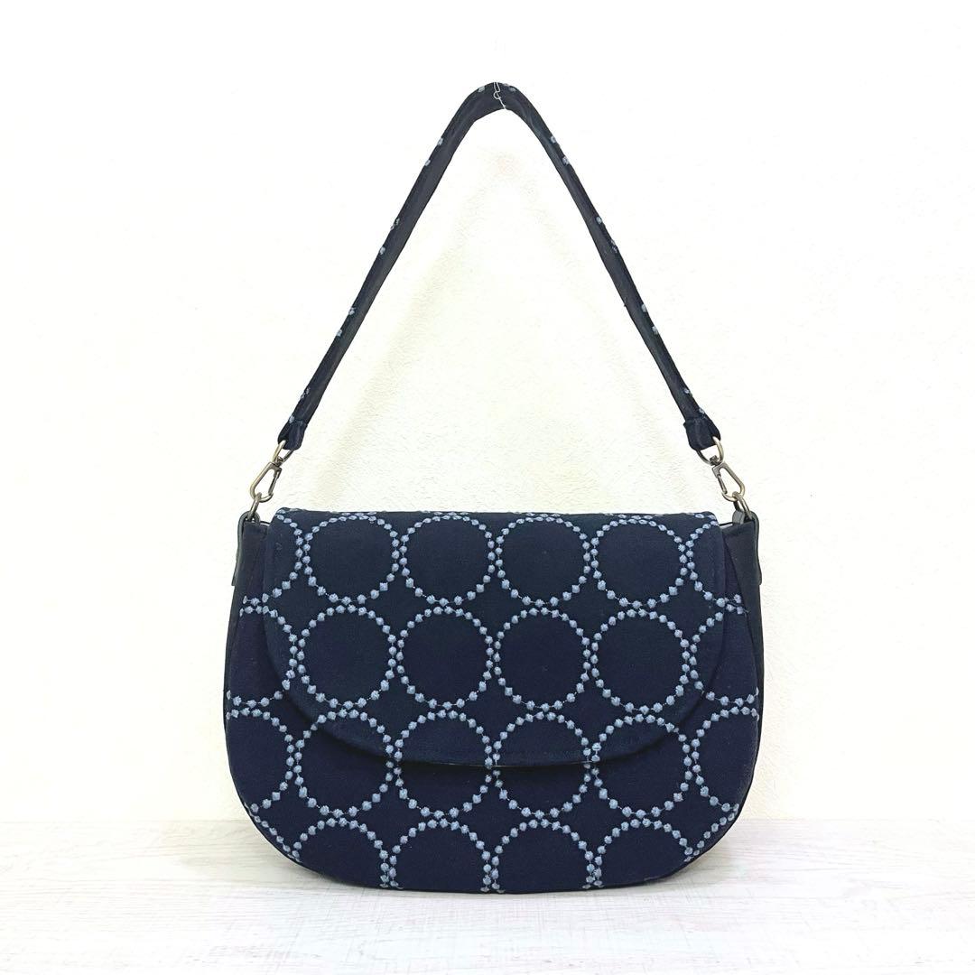 ミナペルホネン　ハンドメイド　ショルダーバッグ　トートバッグ