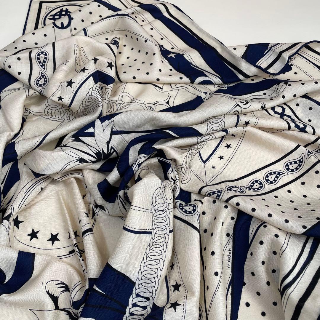 【Mina2322様】 訳あり特価 @H03 羊毛 シルク 大判ストール