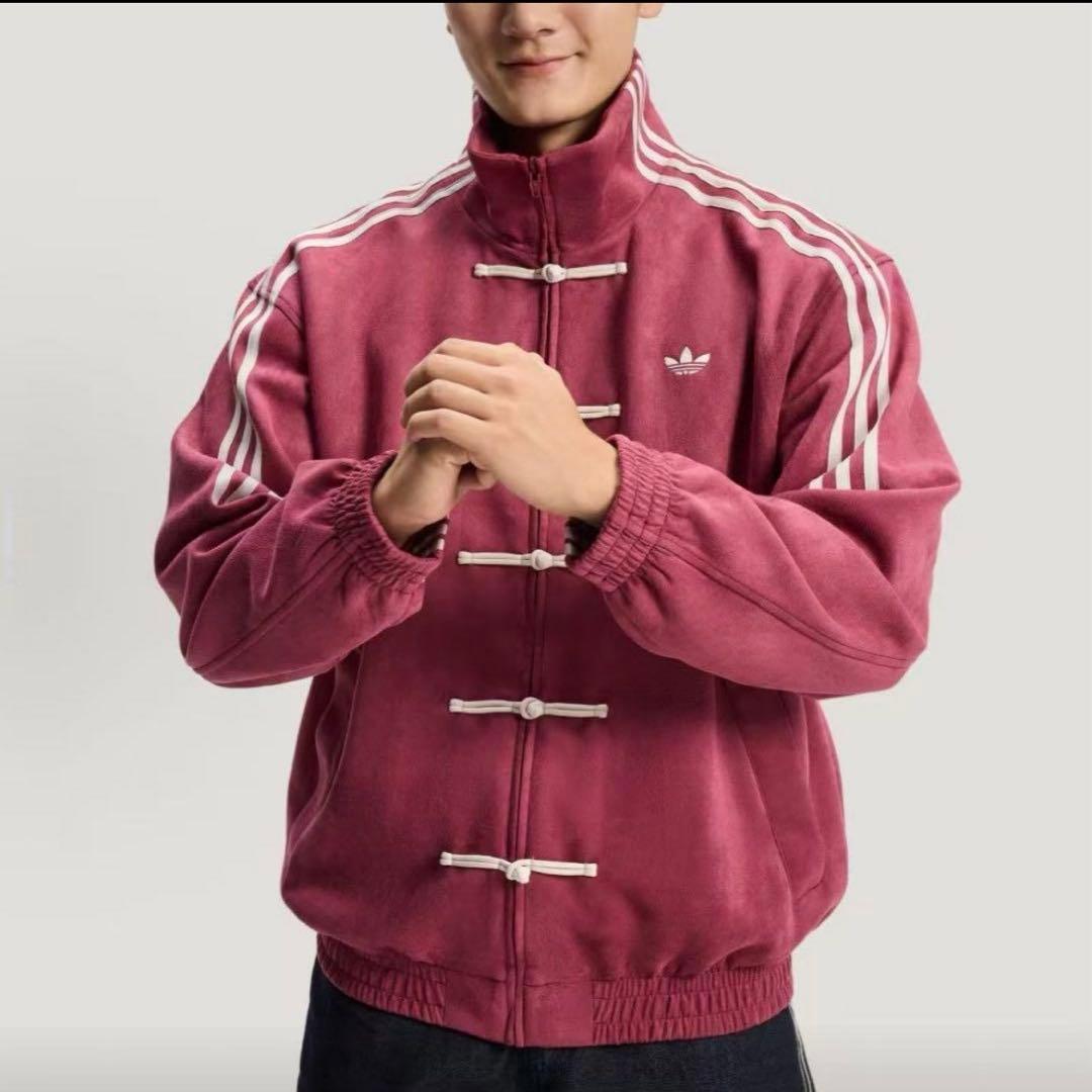 adidasアディダス 中国限定 蛇年トラックジャケット 赤Lサイズ