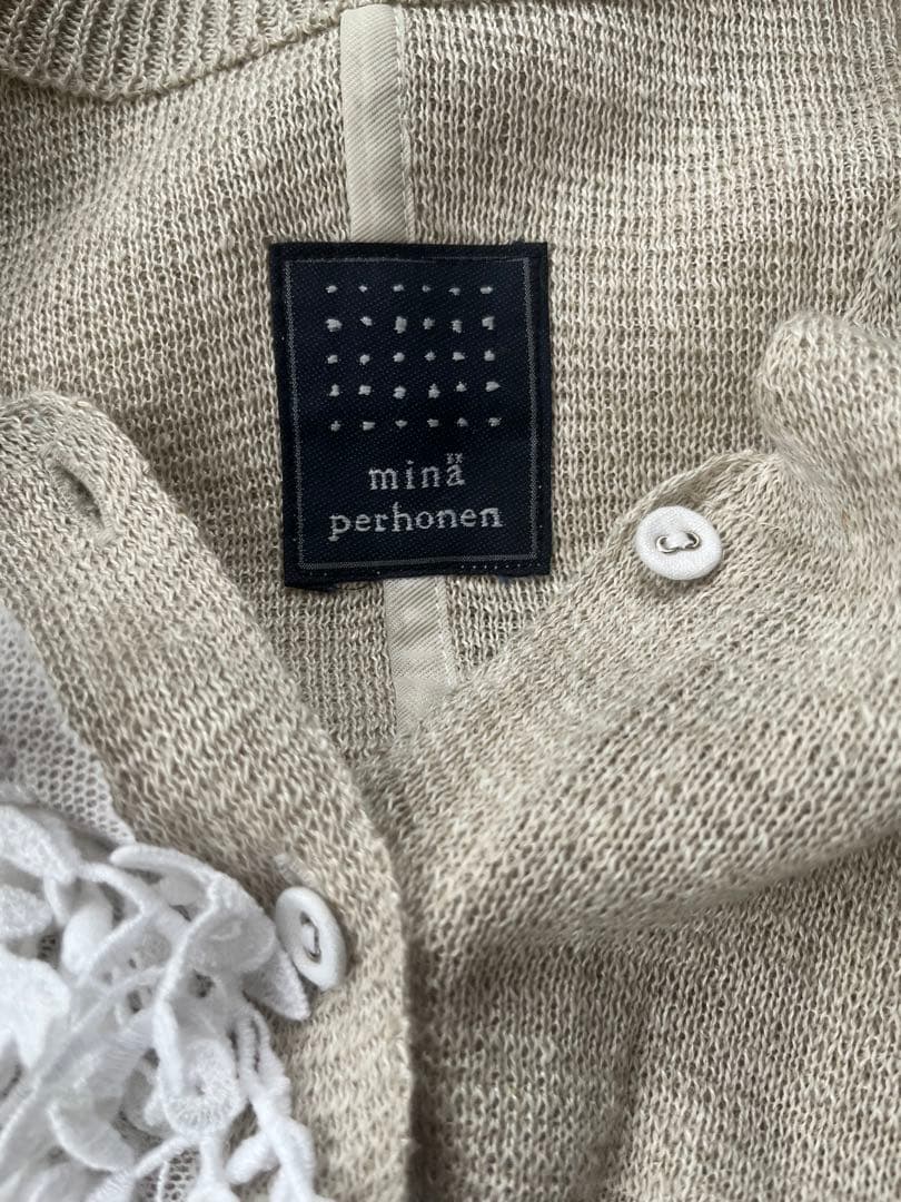 ミナペルホネン mina perhonen nostalgia リネンコート