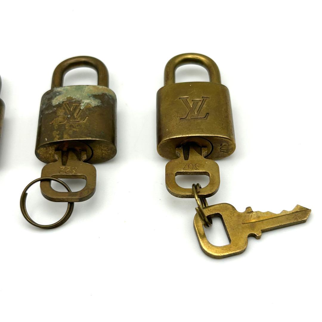 ルイヴィトン カデナ パドロック 南京錠 キー 鍵 6個セット