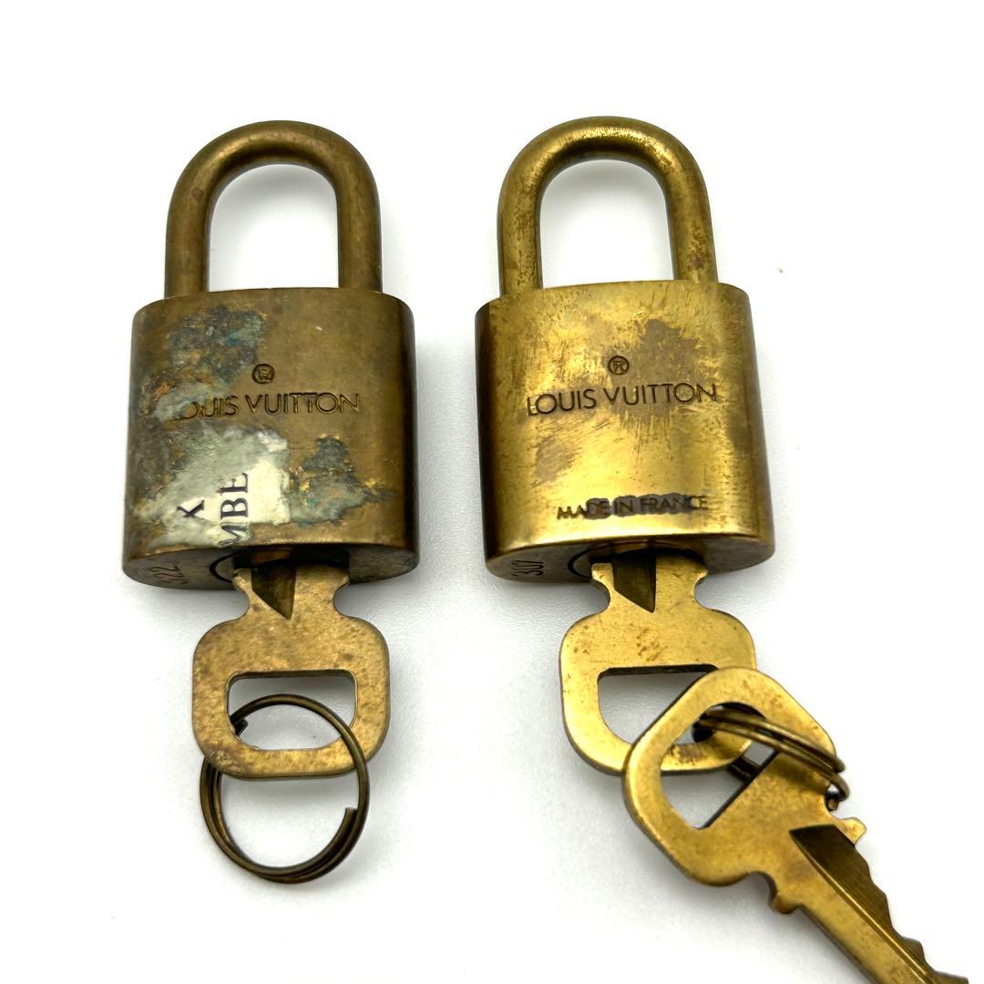 ルイヴィトン カデナ パドロック 南京錠 キー 鍵 6個セット