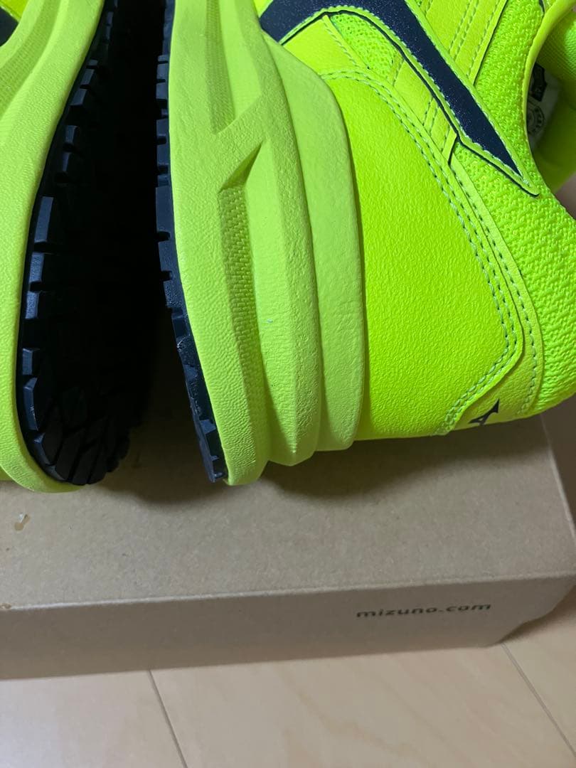 Mizuno 蛍光イエロー 安全靴 オールマイティLSII22 29cm