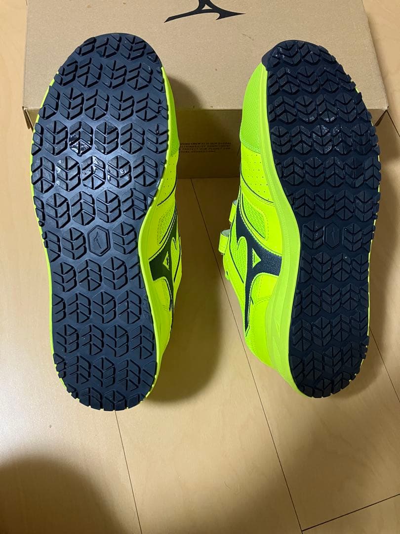 Mizuno 蛍光イエロー 安全靴 オールマイティLSII22 29cm