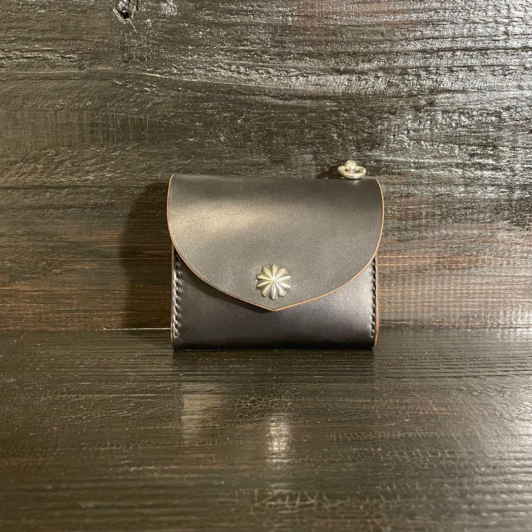 966　MARYAM ホースバット　コンパクトウォレット　シルバー950