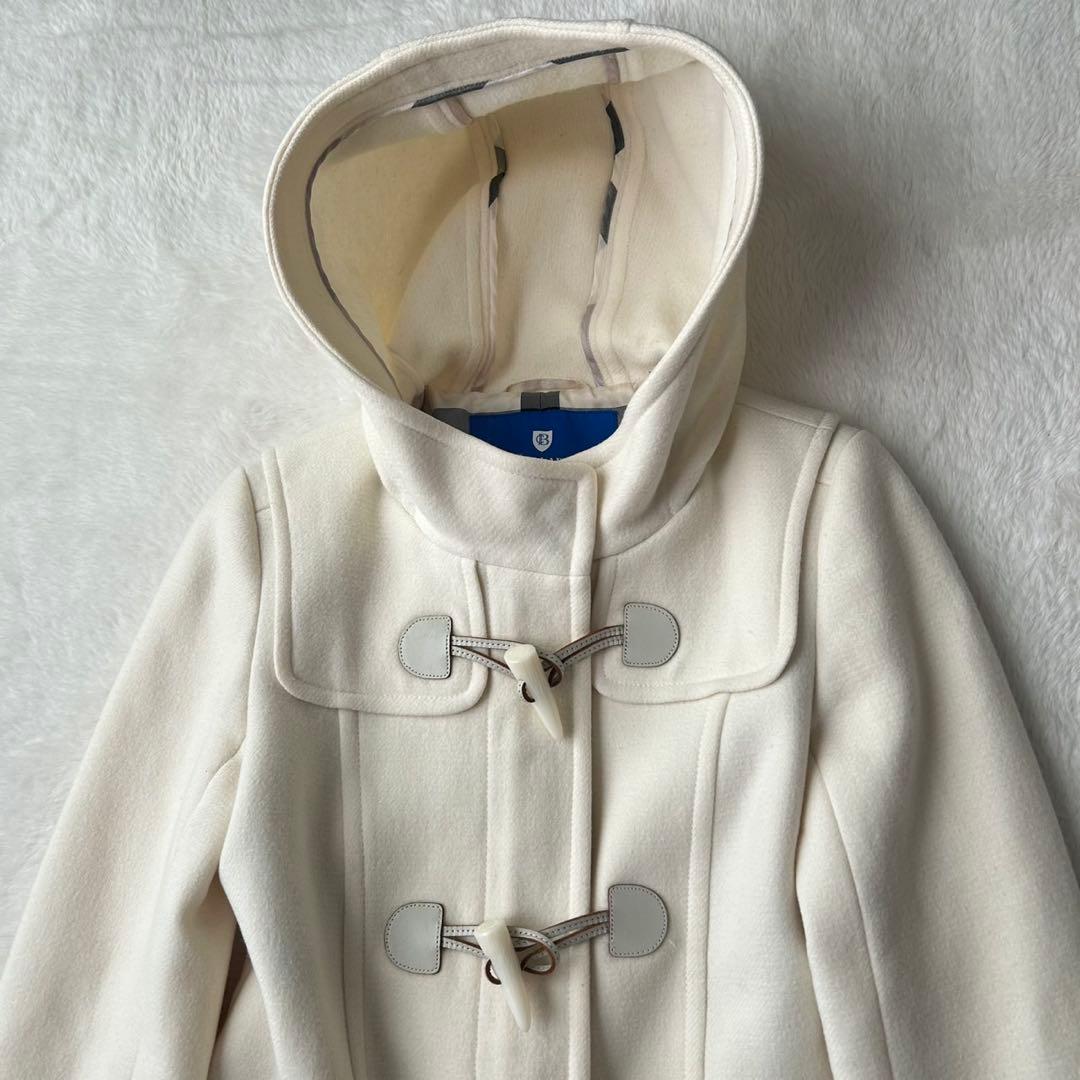 希少カラー✨ブルーレーベルクレストブリッジ ダッフルコート チェック柄